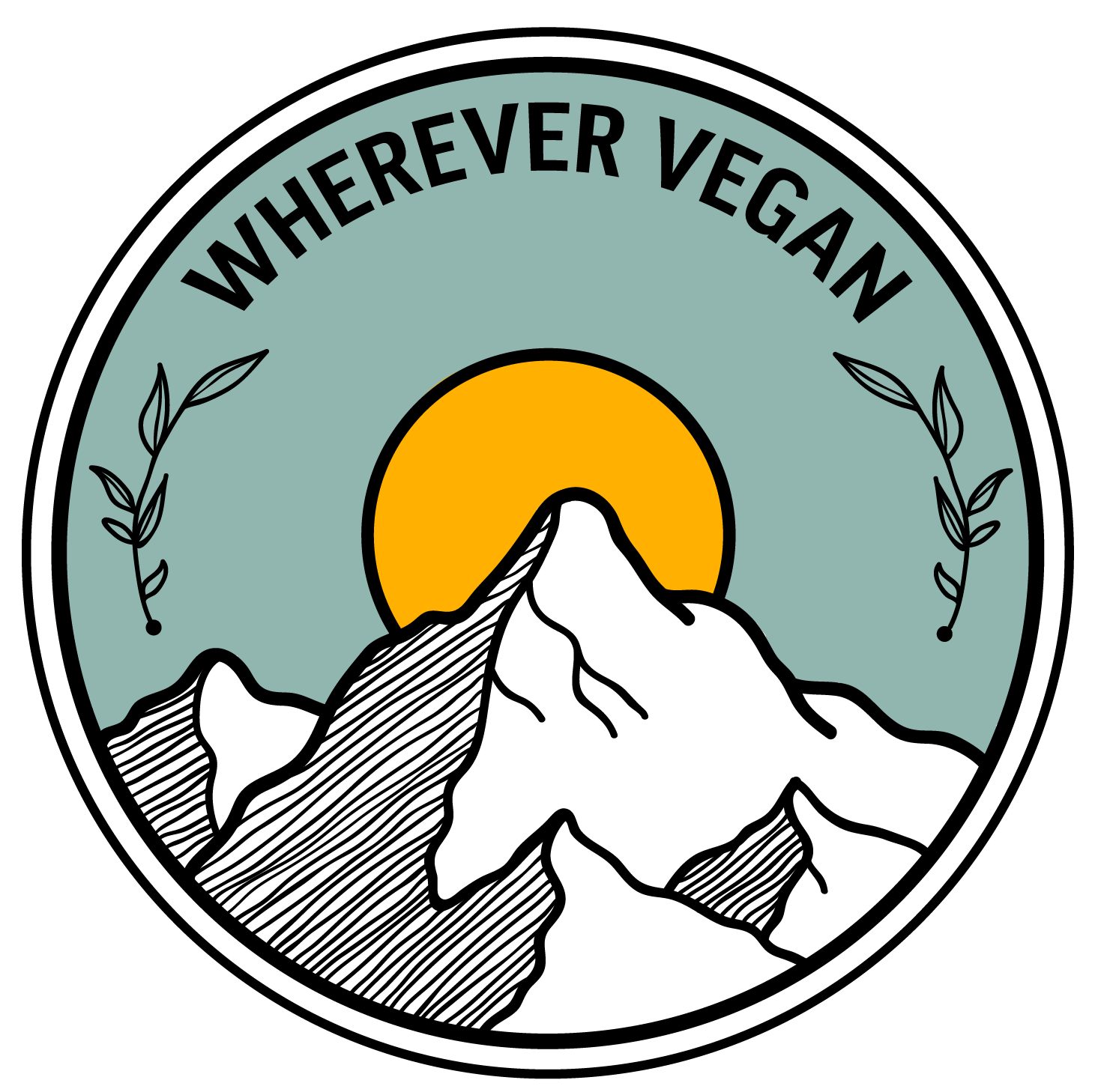 Wherever Vegan Logo